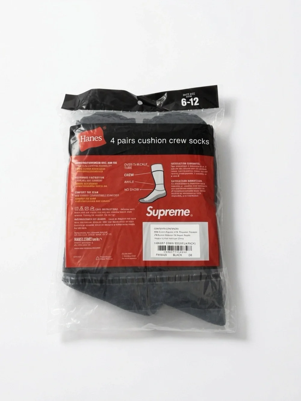 Supreme x Hanes socks
